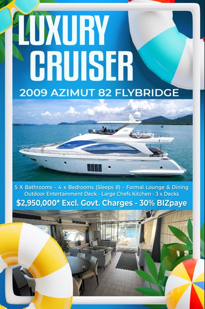 Luxury 2009 Azimut 82 Flybridge Motor Cruiser - 30% BIZpaye